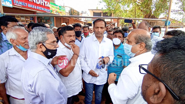 ಪರ್ಕಳ ಪೇಟೆಯ ಹೆದ್ದಾರಿ ವಿಸ್ತರಣೆ ಕಾಮಗಾರಿ: ಕಟ್ಟಡ ತೆರವಿಗೆ ಸ್ಥಳೀಯರ ವಿರೋಧ