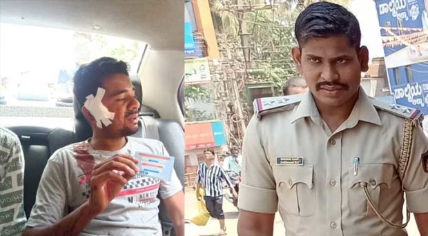 ಬೈಕ್ ನಲ್ಲಿ ಹೋಗುತ್ತಿದ್ದ ಯುವಕನಿಗೆ ಲಾಠಿ ಏಟು: ಯುವಕ ಆಸ್ಪತ್ರೆಗೆ,ಪಿಸಿಐ ವಿರುದ್ಧ ಆಕ್ರೋಶ