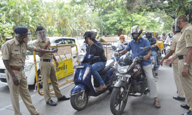 covid lockdown at bangalore