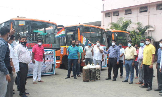 Drive to Oxygen buses for traffic