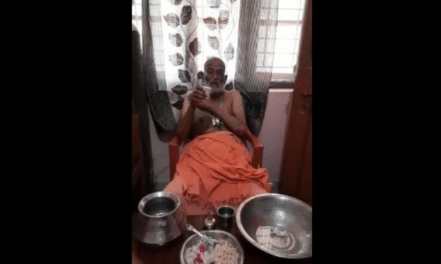 The recovery of the elder Shri of Salur Math