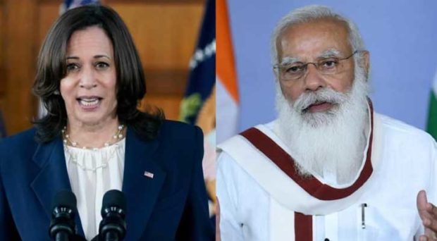 modi spoke to kamala harris