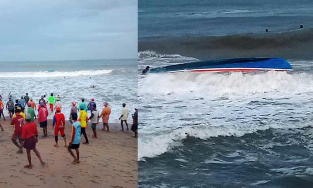 ಕಾಸರಗೋಡು: ಮಗುಚಿ ಬಿದ್ದ ಮೀನುಗಾರಿಕೆಗೆ ತೆರಳಿದ್ದ ದೋಣಿ; ಮೂವರು ಮೀನುಗಾರರು ನಾಪತ್ತೆ