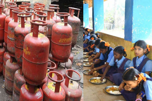 ಅಡುಗೆ ಅನಿಲ ಕೊರತೆಯಿಂದ ಮಕ್ಕಳಿಗೆ “ಹಸಿಯೂಟ’!