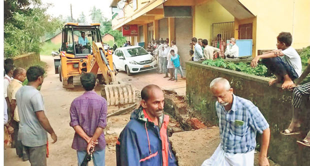 ಪ.ಪಂ. ನೇತೃತ್ವದಲ್ಲಿ ಅಕ್ರಮ ಪೈಪ್‌ ಸಂಪರ್ಕ ತೆರವು