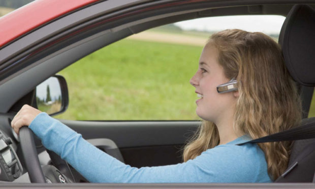 using bluetooth while driving