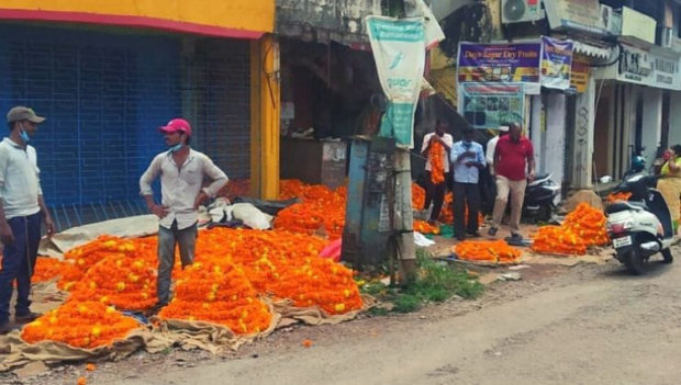 ದಸರಾ ಹಿನ್ನೆಲೆ : ಗೋವಾದಲ್ಲಿ ಗಗನಕ್ಕೇರಿದ ಚೆಂಡು ಹೂವಿನ ದರ