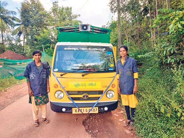 ತ್ಯಾಜ್ಯ ಸಂಗ್ರಹ ವಾಹನಕ್ಕೂ ಮಹಿಳಾ ಸಾರಥಿಗಳು!