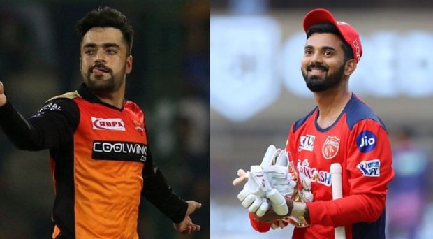 k l rahul and rashid khan