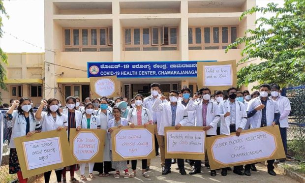 medical students protest