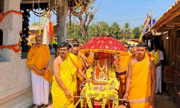 ಶಿರಸಿ: ಸಂಭ್ರಮದಿಂದ ನಡೆದ ಶ್ರೀ ಲಕ್ಷ್ಮೀ ನರಸಿಂಹ ದೇವರ ನೂತನ ವಿಗ್ರಹ ಪ್ರತಿಷ್ಠಾಪನೆ