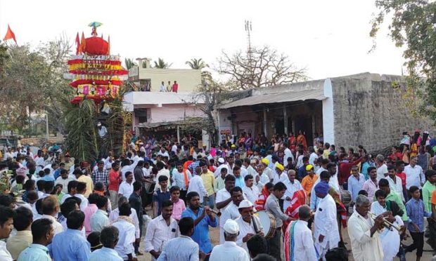 ದೋಟಿಹಾಳ: ವೈಭವದಿಂದ ನಡೆದ ಶ್ರೀ ಬನಶಂಕರಿದೇವಿಯ ರಥೋತ್ಸವ