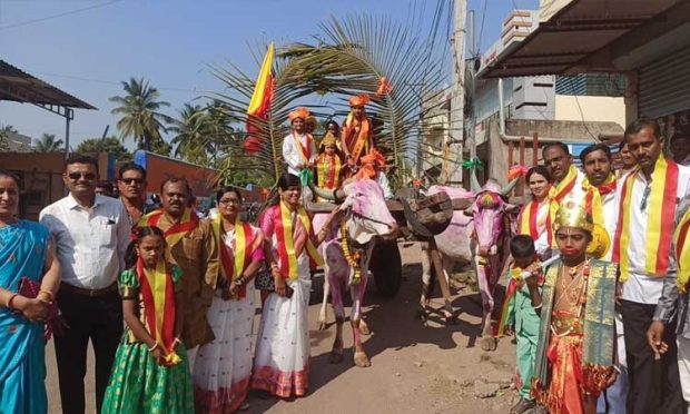 ಗಮನ ಸೆಳೆದ ಮಕ್ಕಳ ಸಾಹಿತ್ಯ ಸಮ್ಮೇಳನ ಅಧ್ಯಕ್ಷರ ಮೆರವಣಿಗೆ