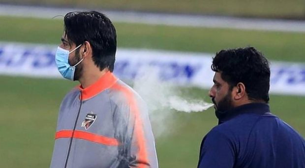 ohammad Shahzad has been handed one demerit point for smoking