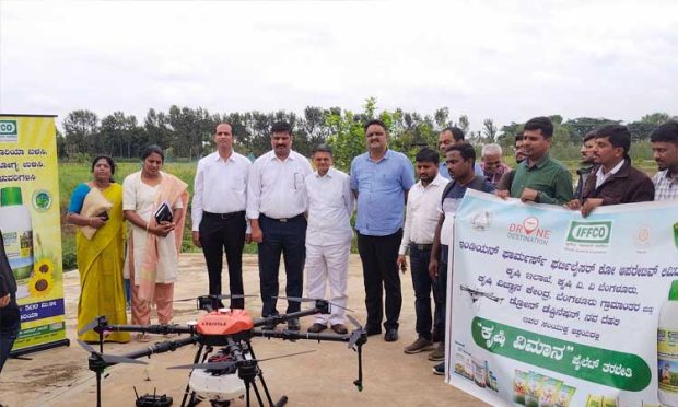 ಡ್ರೋನ್‌ ಬಳಕೆಯಿಂದ ಕೃಷಿಯಲ್ಲಿ ಕೂಲಿ ಸಮಸ್ಯೆ ನಿವಾರಣೆ