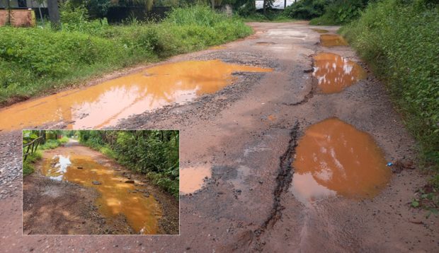 ಬುಗುರಿಕಡು ರಸ್ತೆಯುದ್ದಕ್ಕೂ ಹೊಂಡ – ಗುಂಡಿ : ಜನರ ನಿತ್ಯ ನರಕಯಾತನೆ