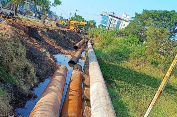 ಮಂಗಳೂರು: ನೀರಿನ ಕೊಳವೆ ಬದಲಾವಣೆ; ನೀರು ಸರಾಗ