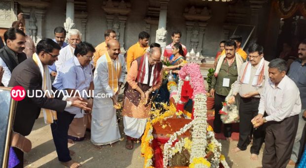 ಸಮಗ್ರ ಯಕ್ಷಗಾನ ಸಮ್ಮೇಳನ: ಕಡಿಯಾಳಿ ದೇವಸ್ಥಾನದಿಂದ ವೈಭವದ ಶೋಭಾಯಾತ್ರೆ