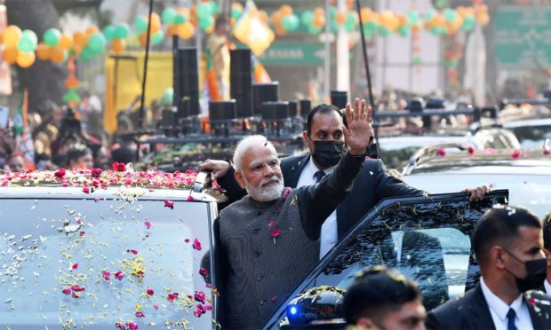 MODI ROADSHOW CAR