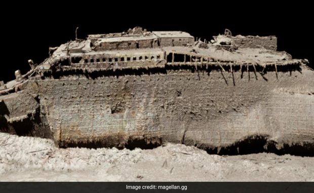 First full-size 3D scan of Titanic shows shipwreck in new light ...
