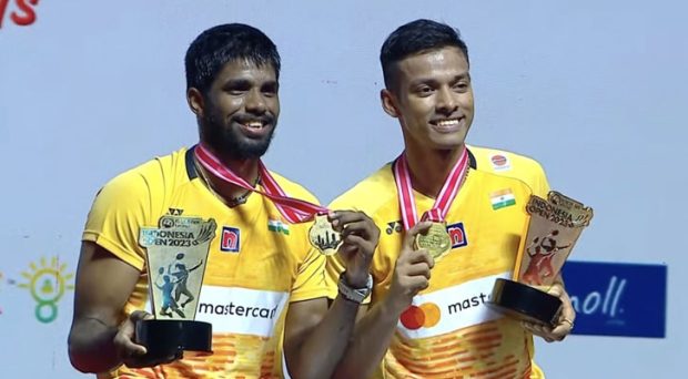 Satwiksairaj Rankireddy and Chirag Shetty win the Indonesia Open 2023