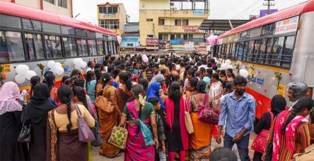 ಉಚಿತ ಬಸ್‌ ಸೇವೆ ಕೋಟಿ ದಾಟಿದ ನಾರಿಯರು