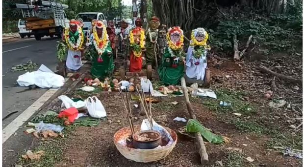 ಮಲೆನಾಡಲ್ಲಿ ಮಳೆಗಾಗಿ ಗಡಿ ಮಾರಿಗೆ ವಿಶೇಷ ಪೂಜೆ