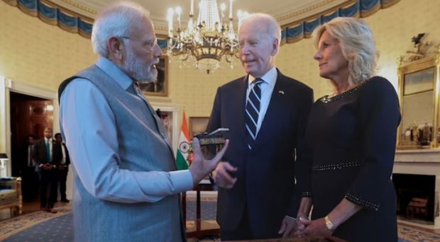 PM Modi gave gifts to Joe Biden and Jill Biden