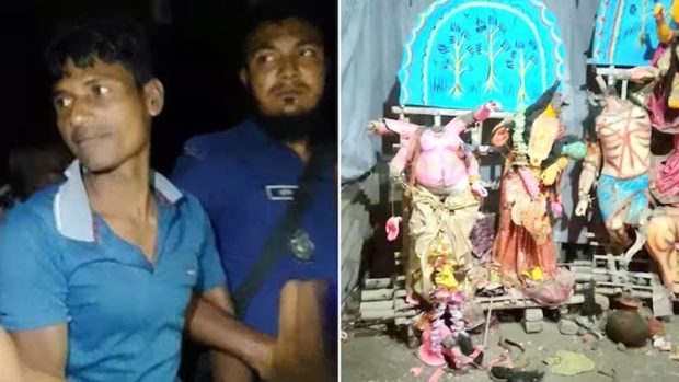 Hindu Temple: ಬಾಂಗ್ಲಾದೇಶದಲ್ಲಿ ಹಿಂದೂ ದೇವಾಲಯ ಧ್ವಂಸಗೊಳಿಸಿದ ಯುವಕ, ವಿಗ್ರಹಗಳಿಗೆ ಹಾನಿ