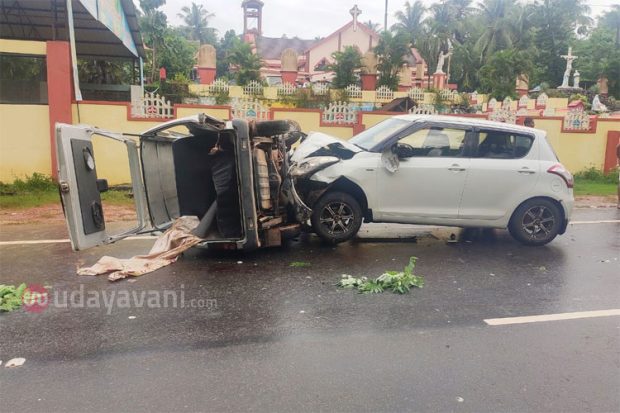 ಬಂಟ್ವಾಳ: ಓಮ್ನಿ-ಸ್ವಿಫ್ಟ್ ಕಾರು ನಡುವೆ ಅಪಘಾತ: ಹಲವರಿಗೆ ಗಂಭೀರ ಗಾಯ