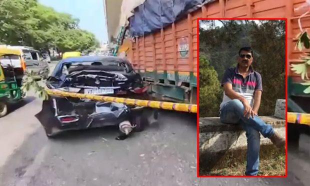 Road Mishap: ಕಾರಿನ ಮೇಲೆ ಹರಿದ ಟ್ರಕ್;‌ ಪೊಲೀಸ್ ಇನ್ಸ್‌ಪೆಕ್ಟರ್ ಮೃತ್ಯು