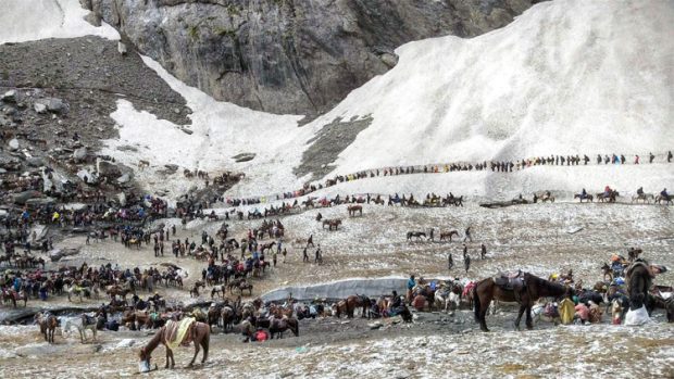 yaAmarnath Yatra ಕಳೆದ ಎರಡು ದಿನದಲ್ಲಿ ಆರು ಯಾತ್ರಾರ್ಥಿಗಳ ಸಾವು