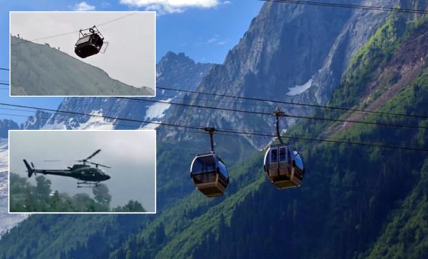 Cable Car: ತಂತಿ ತುಂಡಾಗಿ 900 ಅಡಿ ಎತ್ತರದಲ್ಲಿ ಕೇಬಲ್ ಕಾರ್ ನಲ್ಲಿ ಸಿಲುಕಿದ 8 ಮಂದಿ