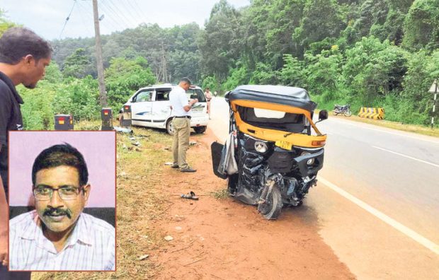 Road Mishap ವಗ್ಗ: ಕಾರು-ಆಟೋ ರಿಕ್ಷಾ ಢಿಕ್ಕಿ; ಓರ್ವ ಸಾವು