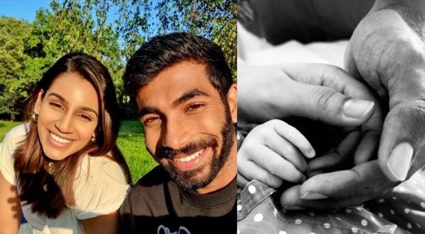 jasprit bumrah and sanjana ganesan welcomes their first child