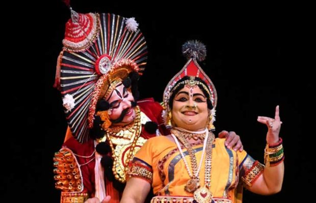 Yakshagana: ದಂಪತಿಗಳ ಅದ್ಭುತ ಮೋಡಿಯ ಯುಗಳ ಯಕ್ಷ ರೂಪಕ “ಚಿತ್ರ ಫಲ್ಗುಣ”