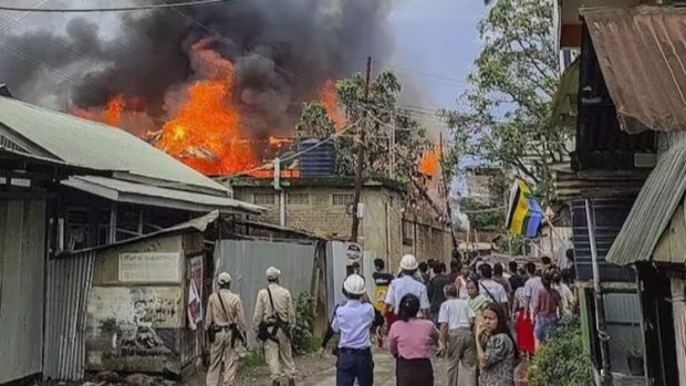 MANIPUR FIRE