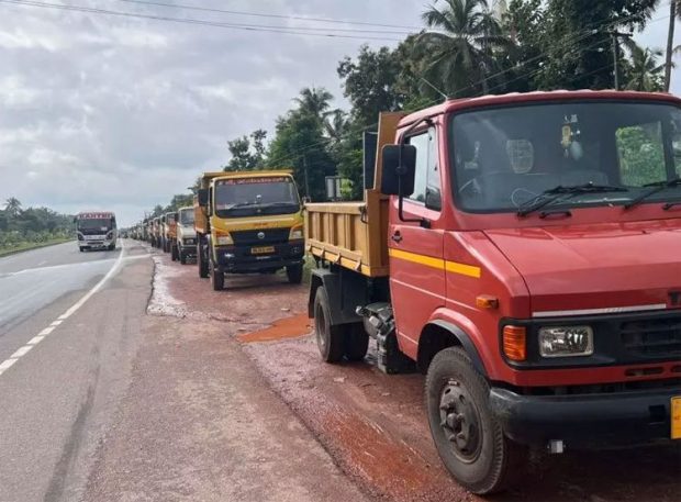 Udupi ಲಾರಿ, ಟೆಂಪೋ ಮಾಲಕರ ಮುಷ್ಕರ ಮುಂದುವರಿಕೆ