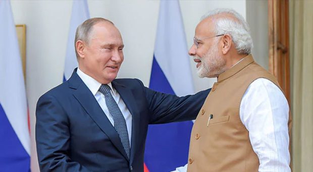 vladimir putin praises narendra modi