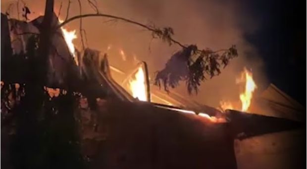 massive fire at gloves factory in Maharashtra