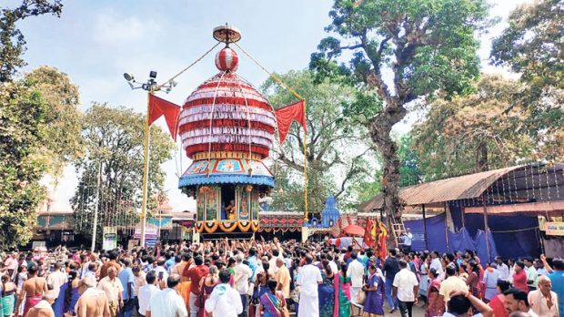 Kumbhashi ಆನೆಗುಡ್ಡೆ ದೇಗುಲ: ಬ್ರಹ್ಮರಥೋತ್ಸವ