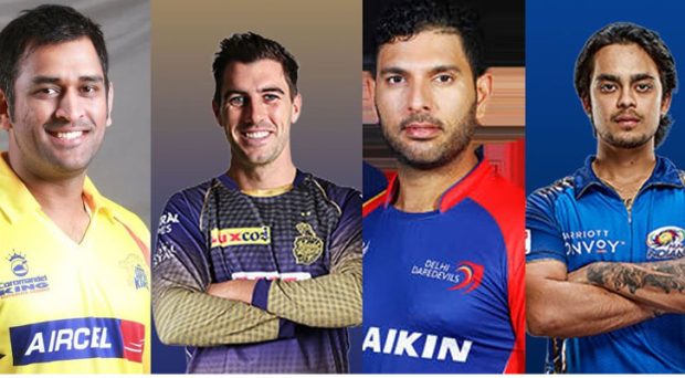 The most expensive players of each IPL auction since 2008