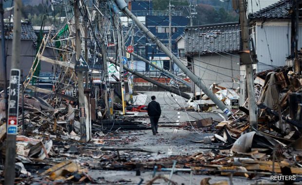 Japan Earthquake ಮೃತರ ಸಂಖ್ಯೆ 100ಕ್ಕೇರಿಕೆ, 200ಕ್ಕೂ ಹೆಚ್ಚು ಮಂದಿ ನಾಪತ್ತೆ