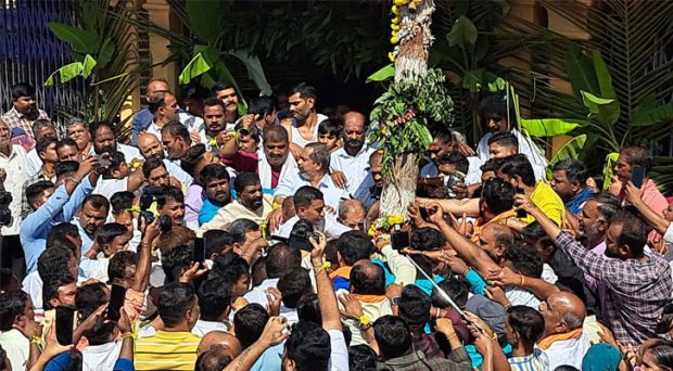 Davanegere Sri Durgambika Devi Jatra started