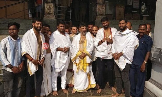 Dharmasthala: ಶ್ರೀಕ್ಷೇತ್ರ ಧರ್ಮಸ್ಥಳ ಮಂಜುನಾಥ ಸ್ವಾಮಿಯ ದರ್ಶನ ಪಡೆದ ಡಿಕೆ ಶಿವಕುಮಾರ್