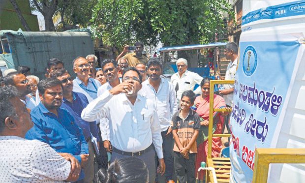 Cauvery water: ಕೊಳೆಗೇರಿಗಳಿಗೆ ನಿತ್ಯ 1 ಲಕ್ಷ ಲೀಟರ್‌ ಕಾವೇರಿ ನೀರು