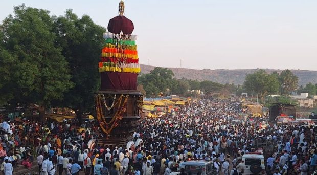 Gajendragad; ದಕ್ಷಿಣ ಕಾಶಿ ಕಾಲಕಾಲೇಶ್ವರ ಅದ್ದೂರಿ ರಥೋತ್ಸವ