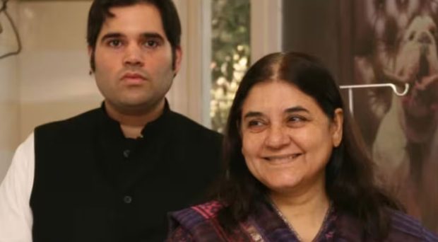 Maneka gandhi reacts to Varun gandhi related issue