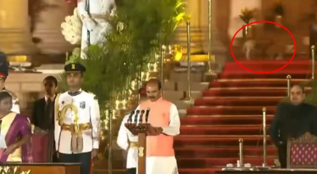 Animal Taking Stroll Behind PM Modi During Swearing-In Event