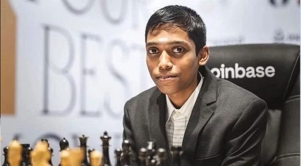 R Praggnanandhaa won against Liren